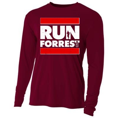 Funny Run Forrest Run Logo Cooling Performance Long Sleeve Crew