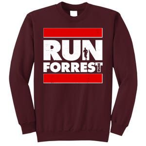 Funny Run Forrest Run Logo Tall Sweatshirt