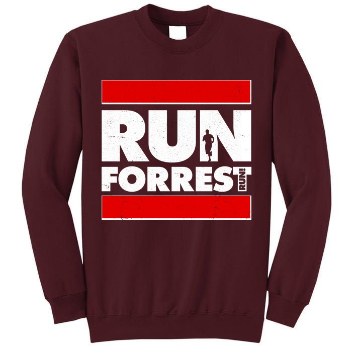 Funny Run Forrest Run Logo Tall Sweatshirt