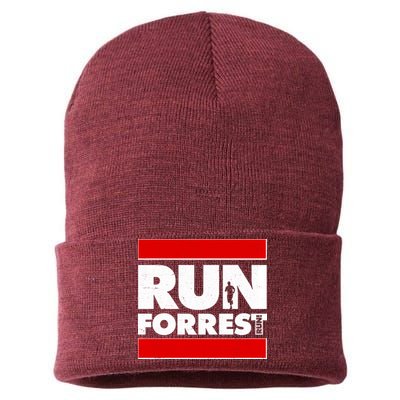 Funny Run Forrest Run Logo Sustainable Knit Beanie