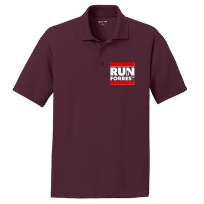 Funny Run Forrest Run Logo PosiCharge RacerMesh Polo