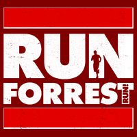 Funny Run Forrest Run Logo Visor