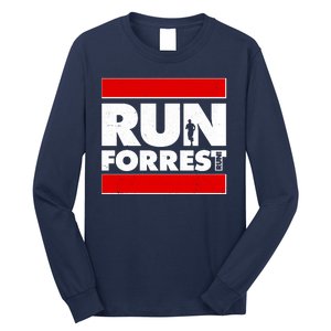 Funny Run Forrest Run Logo Long Sleeve Shirt