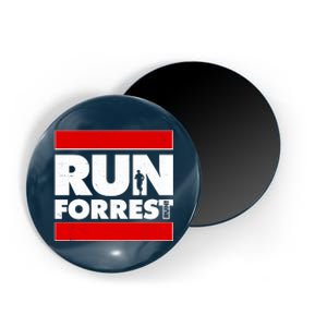 Funny Run Forrest Run Logo Magnet