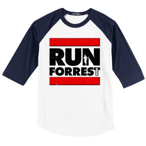 Funny Run Forrest Run Logo Baseball Sleeve Shirt