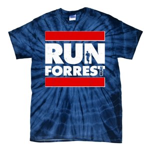 Funny Run Forrest Run Logo Tie-Dye T-Shirt