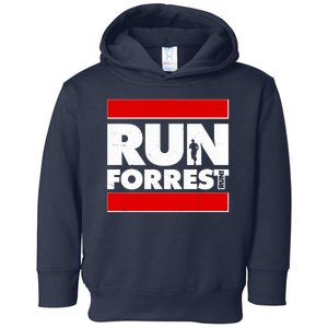 Funny Run Forrest Run Logo Toddler Hoodie