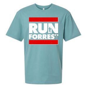 Funny Run Forrest Run Logo Sueded Cloud Jersey T-Shirt