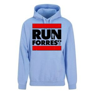 Funny Run Forrest Run Logo Unisex Surf Hoodie