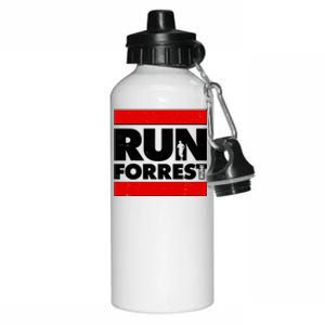 Funny Run Forrest Run Logo Aluminum Water Bottle