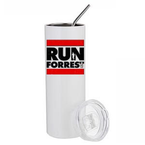 Funny Run Forrest Run Logo Stainless Steel Tumbler