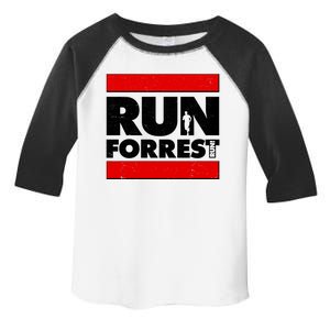 Funny Run Forrest Run Logo Toddler Fine Jersey T-Shirt