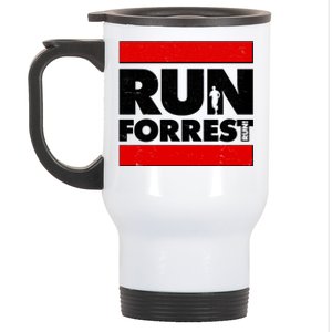 Funny Run Forrest Run Logo Stainless Steel Travel Mug