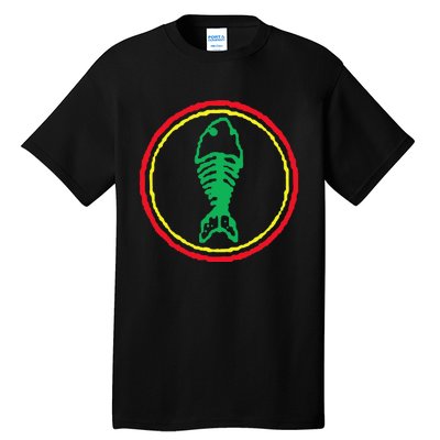 Fishbone Retro Fishing Lover Tall T-Shirt