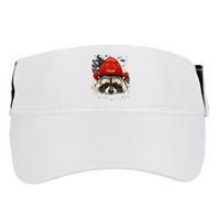 Firefighter Raccoon Fire Department Fireman Trash Panda Adult Drive Performance Visor