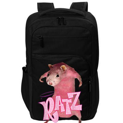 Funny Rat Funny Mouse Ratz Pink Ratz Mouse Meme Pink Rat Impact Tech Backpack