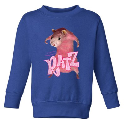 Funny Rat Funny Mouse Ratz Pink Ratz Mouse Meme Pink Rat Toddler Sweatshirt