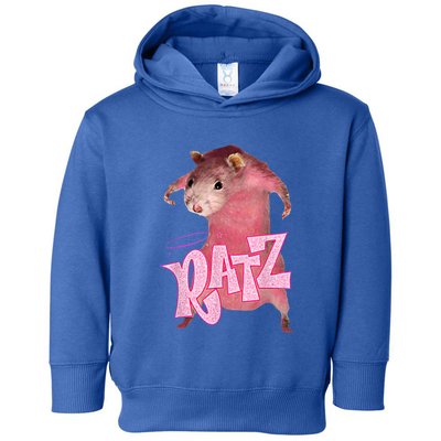 Funny Rat Funny Mouse Ratz Pink Ratz Mouse Meme Pink Rat Toddler Hoodie