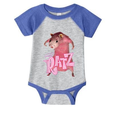 Funny Rat Funny Mouse Ratz Pink Ratz Mouse Meme Pink Rat Infant Baby Jersey Bodysuit