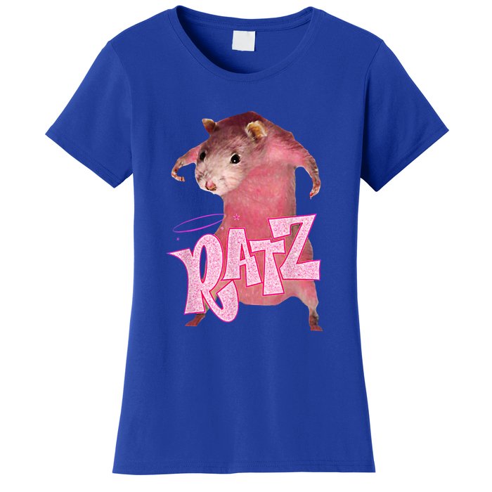 Funny Rat Funny Mouse Ratz Pink Ratz Mouse Meme Pink Rat Women's T-Shirt