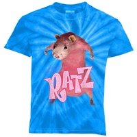 Funny Rat Funny Mouse Ratz Pink Ratz Mouse Meme Pink Rat Kids Tie-Dye T-Shirt