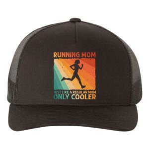 Funny Running For Mom Marathoner Runner Coach Racing  Yupoong Adult 5-Panel Trucker Hat