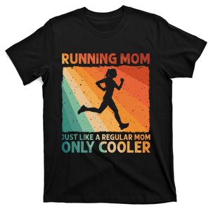 Funny Running For Mom Marathoner Runner Coach Racing  T-Shirt