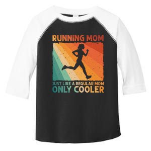 Funny Running For Mom Marathoner Runner Coach Racing  Toddler Fine Jersey T-Shirt