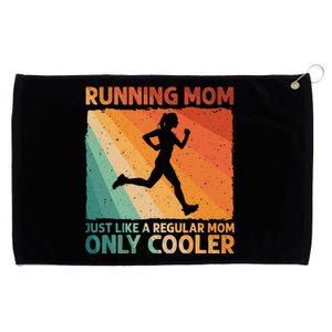 Funny Running For Mom Marathoner Runner Coach Racing  Grommeted Golf Towel