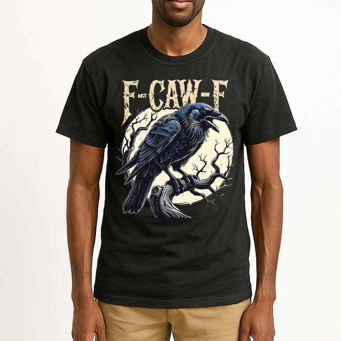 F-CAW-F Raven Funny Crow Pun Retro Gothic Aesthetic  Tall T-Shirt