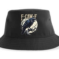 F-CAW-F Raven Funny Crow Pun Retro Gothic Aesthetic  Sustainable Bucket Hat