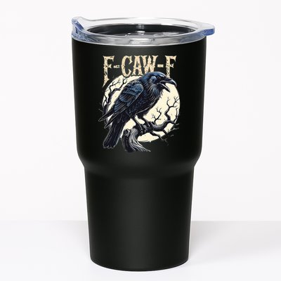 F-CAW-F Raven Funny Crow Pun Retro Gothic Aesthetic  Tumbler