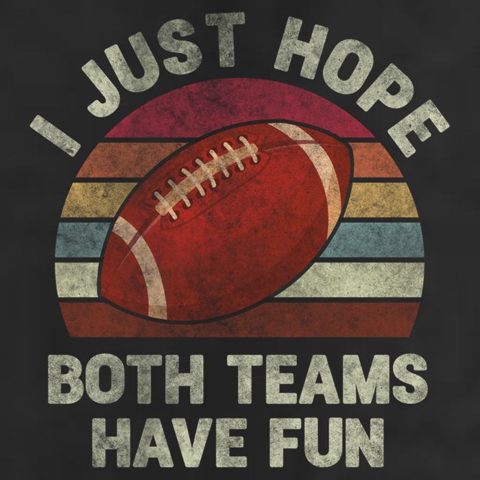 Funny Retro Football Gift I Just Hope Both Teams Have Fun Gift 11oz C Handle Ceramic Mug
