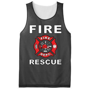 FIRE RESCUE FIRE FIGHTER FIREMAN Mesh Reversible Basketball Jersey Tank