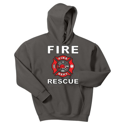 FIRE RESCUE FIRE FIGHTER FIREMAN Kids Hoodie