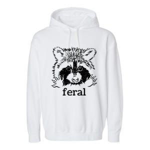 Feral Raccoon Garment-Dyed Fleece Hoodie