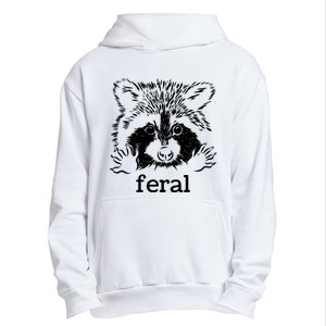 Feral Raccoon Urban Pullover Hoodie