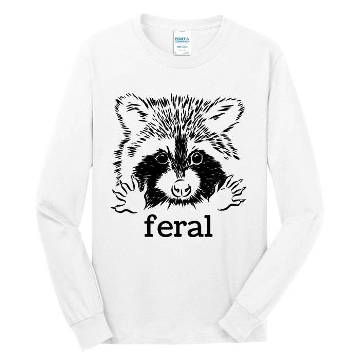 Feral Raccoon Tall Long Sleeve T-Shirt