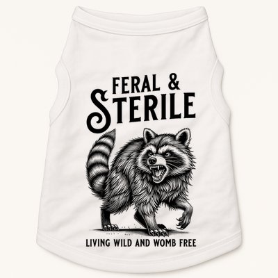 Feral Raccoon Funny Hysterectomy Recovery Present  Doggie Tank