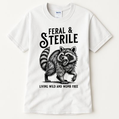 Feral Raccoon Funny Hysterectomy Recovery Present  Tall T-Shirt