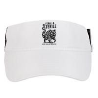 Feral Raccoon Funny Hysterectomy Recovery Present  Adult Drive Performance Visor