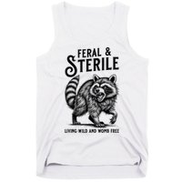 Feral Raccoon Funny Hysterectomy Recovery Present  Tank Top