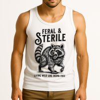 Feral Raccoon Funny Hysterectomy Recovery Present  Tank Top