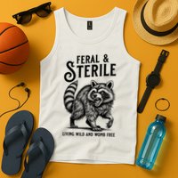 Feral Raccoon Funny Hysterectomy Recovery Present  Tank Top