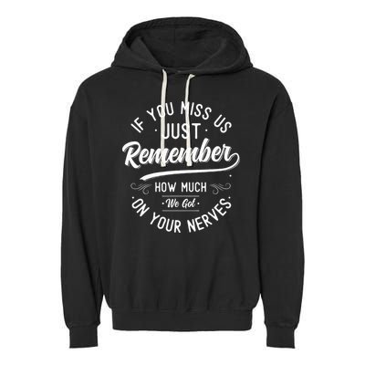Funny Retirement Farewell Going Away Co Worker Colleagues Garment-Dyed Fleece Hoodie