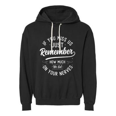 Funny Retirement Farewell Going Away Co Worker Colleagues Garment-Dyed Fleece Hoodie