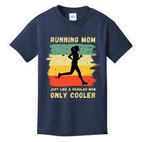 Funny Running For Wo Mom Marathon Runner Coach Marathoner Kids T-Shirt