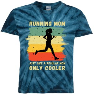 Funny Running For Wo Mom Marathon Runner Coach Marathoner Kids Tie-Dye T-Shirt