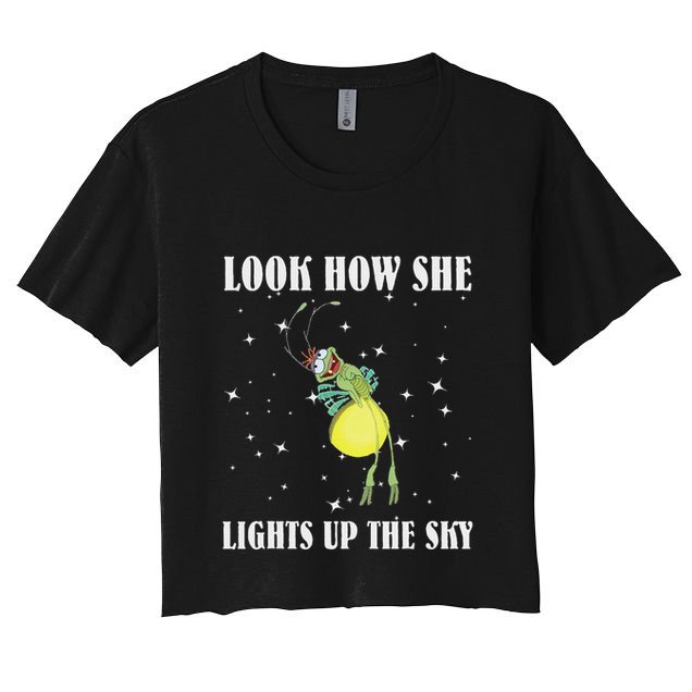 Firefly Ray Firefly Princess And The Frog Funny Meme Ltsp Crop Top