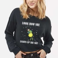 Firefly Ray Firefly Princess And The Frog Funny Meme Ltsp Cropped Pullover Crew